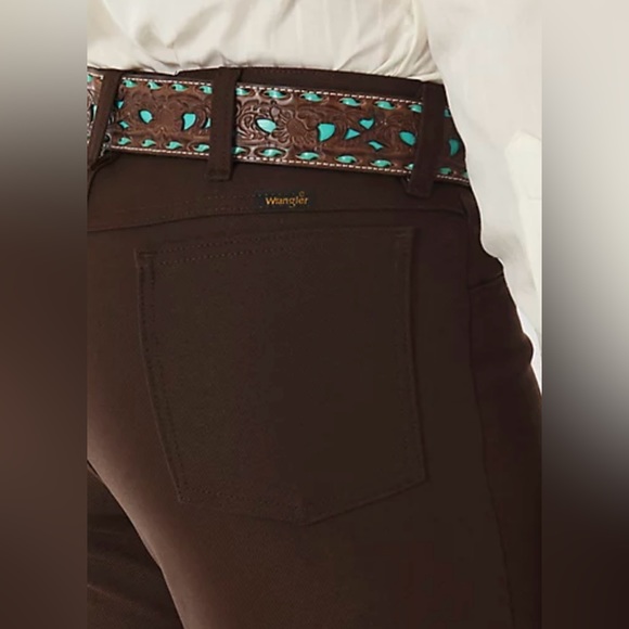 NWT Wrangler Wrancher Dress Jean in Brown 35/34 - Picture 4 of 5